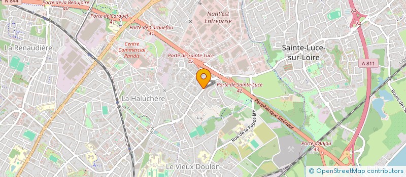 localisation de l'entreprise ANAJO à NANTES