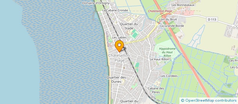 localisation de l'entreprise ANAK à CHATELAILLON-PLAGE