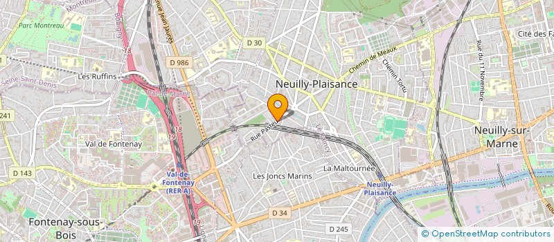localisation de l'entreprise ANAK&CIE à NEUILLY-PLAISANCE