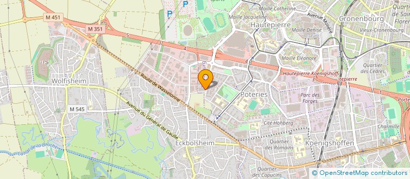 localisation de l'entreprise ANAKAE à STRASBOURG