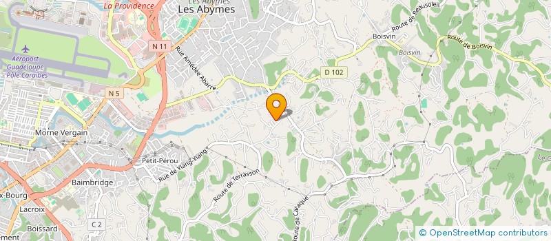 localisation de l'entreprise ANAKAINOS à LES ABYMES