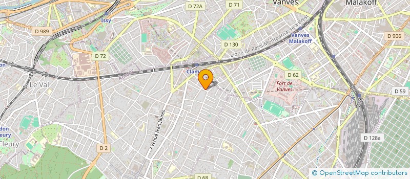 localisation de l'entreprise ANAKENA  CLAMART