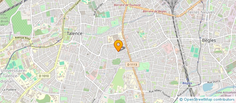 localisation de l'entreprise ANAKEV  TALENCE