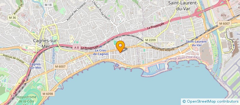 localisation de l'entreprise ANAKIN  CAGNES-SUR-MER