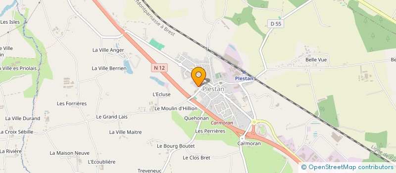 localisation de l'entreprise ANAKINE  PLESTAN