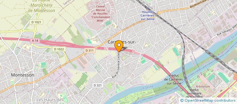 localisation de l'entreprise ANAKLO  CARRIERES-SUR-SEINE