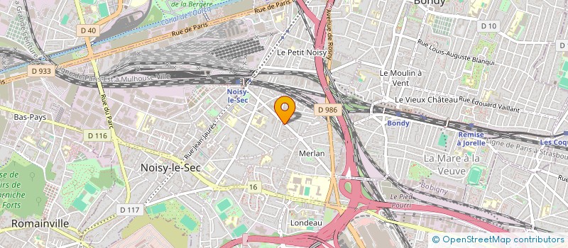 localisation de l'entreprise ANAKRIS à NOISY-LE-SEC