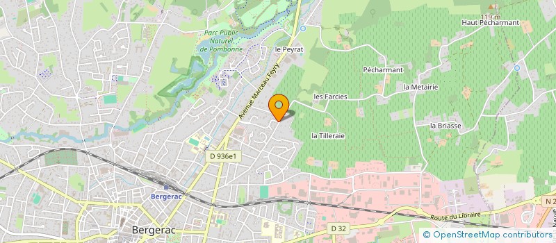 localisation de l'entreprise ANALAU IMMO à BERGERAC