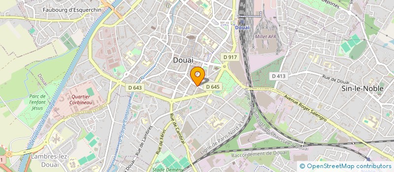 localisation de l'entreprise ANALBA 2 à DOUAI