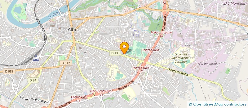 localisation de l'entreprise ANALEME à ALBI