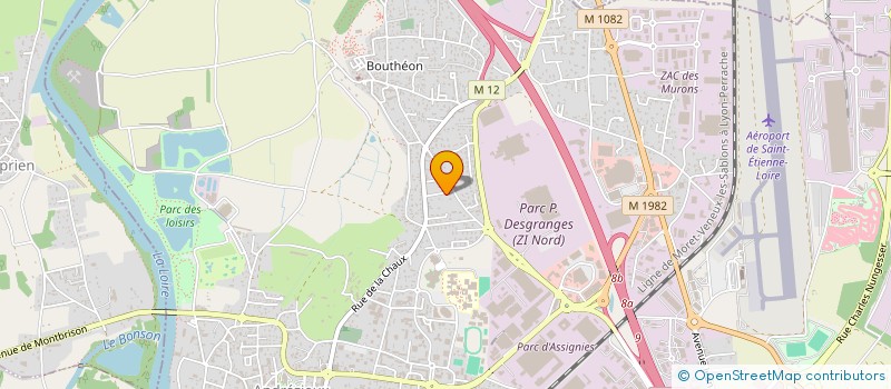 localisation de l'entreprise ANALENY  ANDREZIEUX-BOUTHEON