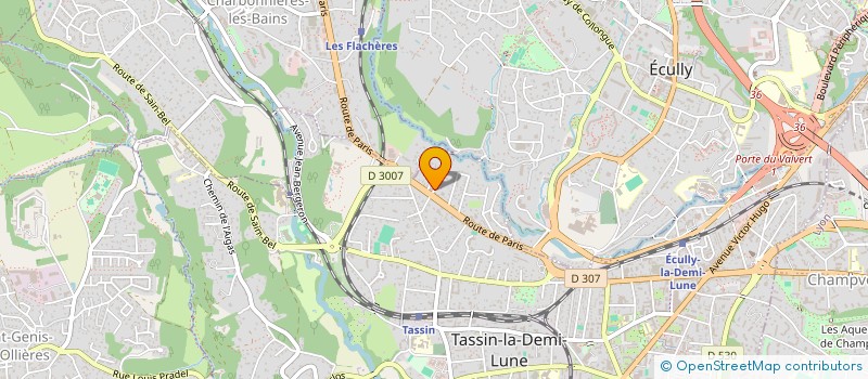 localisation de l'entreprise ANALEX à TASSIN-LA-DEMI-LUNE