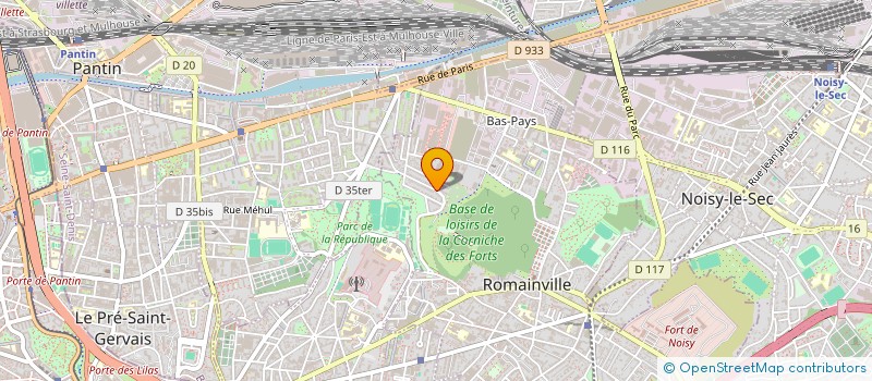 localisation de l'entreprise ANALI à ROMAINVILLE