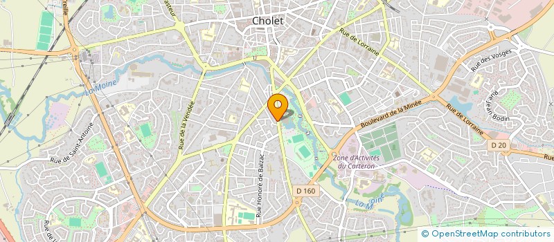 localisation de l'entreprise ANALI à CHOLET