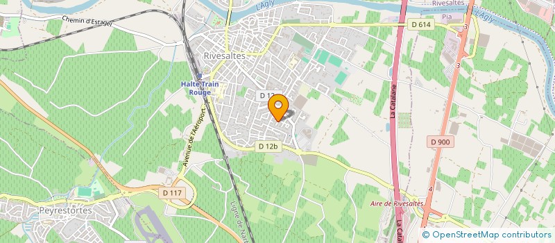 localisation de l'entreprise ANALIA  RIVESALTES