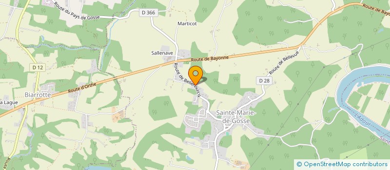 localisation de l'entreprise ANALIAX HOLDING  SAINTE-MARIE-DE-GOSSE