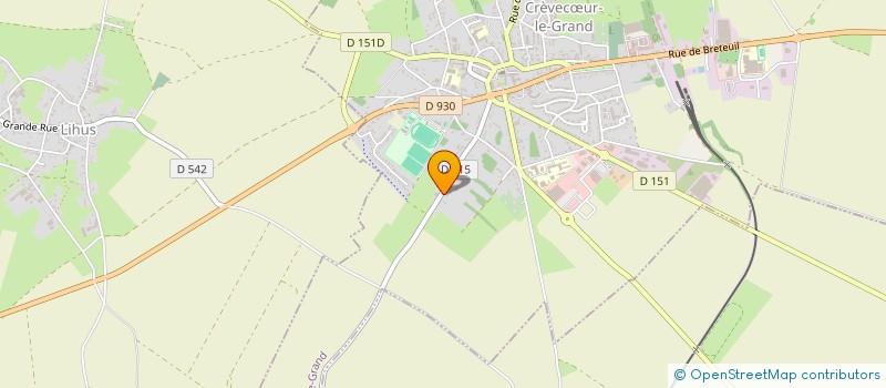 localisation de l'entreprise ANALINE  CREVECUR-LE-GRAND