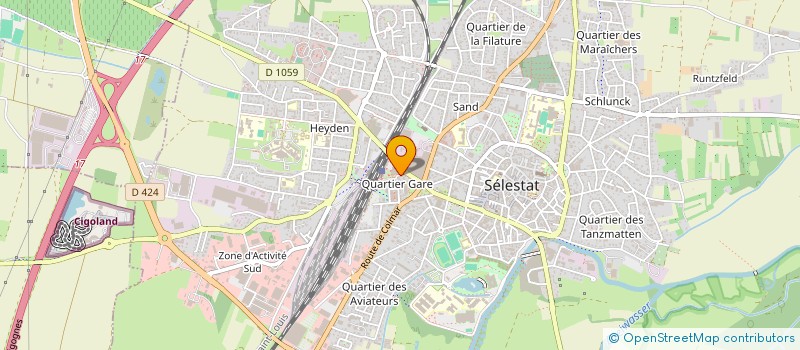 localisation de l'entreprise ANALISA  SELESTAT