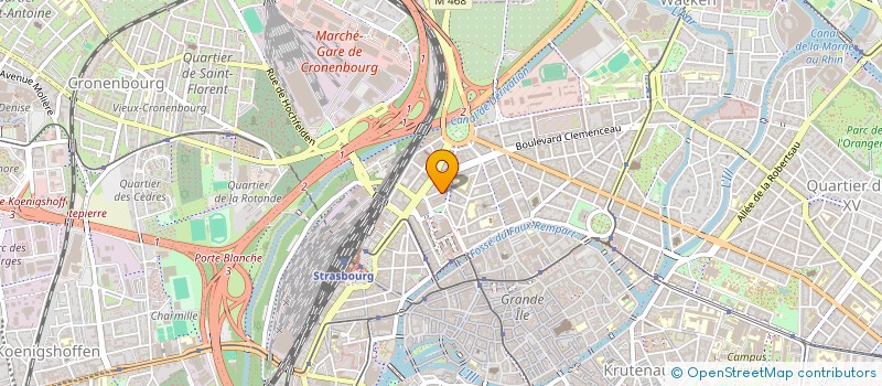 localisation de l'entreprise ANALISE à STRASBOURG