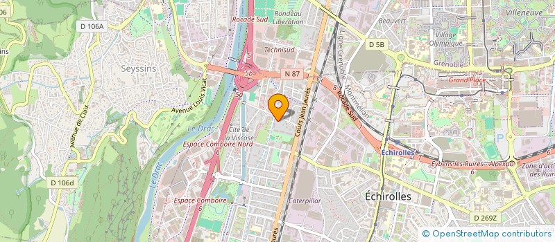 localisation de l'entreprise ANALIXA à ECHIROLLES