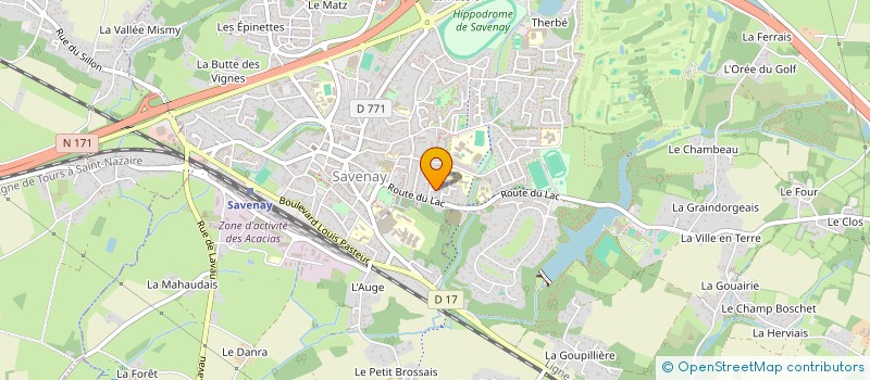 localisation de l'entreprise ANALMA  SAVENAY