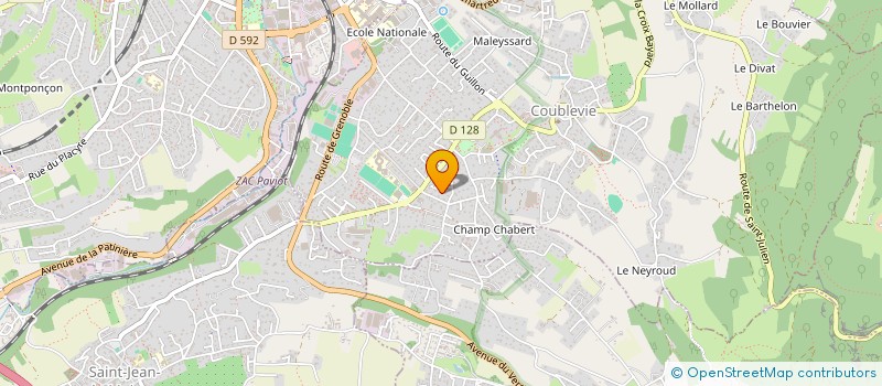 localisation de l'entreprise ANALOC  COUBLEVIE