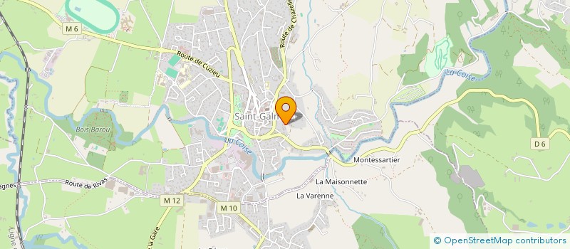 localisation de l'entreprise ANALOG  SAINT-GALMIER