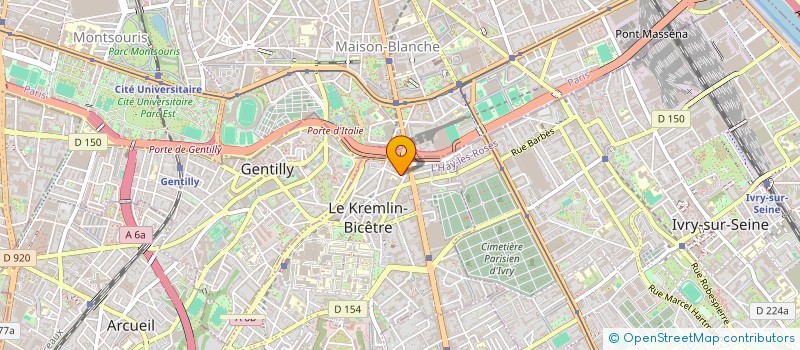 localisation de l'entreprise ANALOG PRODUCTION  LE KREMLIN-BICETRE