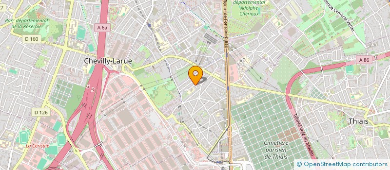 localisation de l'entreprise ANALOG SPORT  CHEVILLY-LARUE