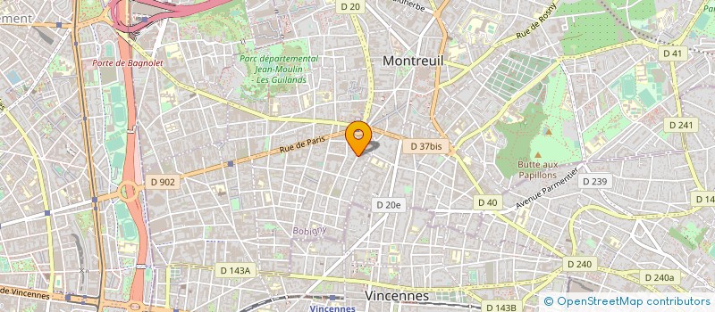 localisation de l'entreprise ANALOGIQUE PROFESSIONAL SYSTEM à MONTREUIL