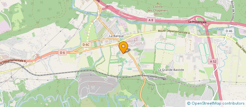 localisation de l'entreprise ANALOGUE23  FUVEAU