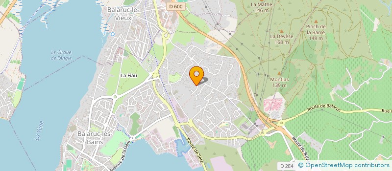 localisation de l'entreprise ANALOIC  BALARUC-LES-BAINS