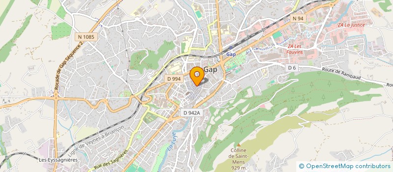 localisation de l'entreprise ANALORA à GAP
