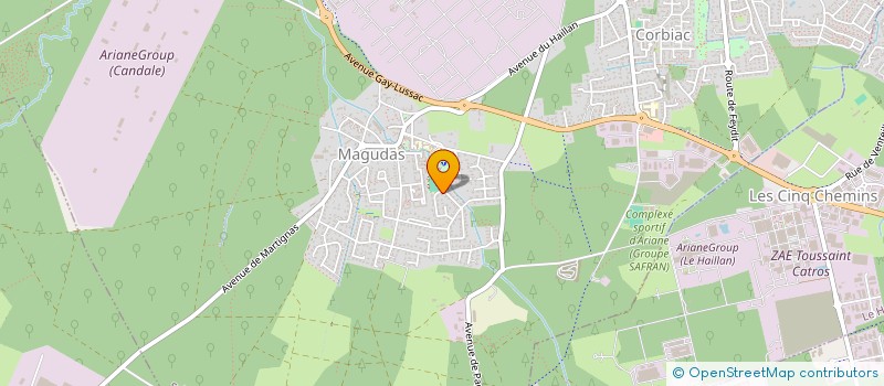 localisation de l'entreprise ANALOU  SAINT-MEDARD-EN-JALLES