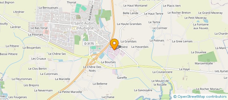 localisation de l'entreprise ANALYS  SAINT-AUBIN-D'AUBIGNE