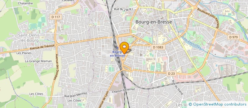 localisation de l'entreprise ANALYSE DEBIMETRIE TRACAGE ECOUTE CORREL à BOURG-EN-BRESSE