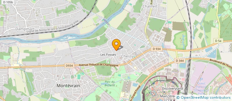 localisation de l'entreprise ANALYSE DEVELOPPEMENT ASSISTANCE SYSTEME ORGANISATIONNEL FINANCIER  CHESSY