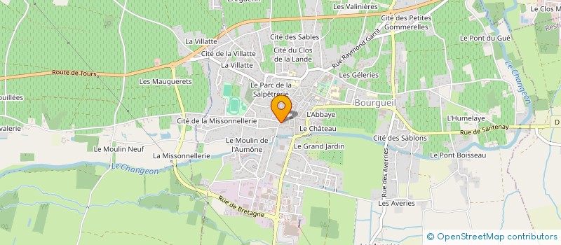 localisation de l'entreprise ANALYSE DIAG  BOURGUEIL