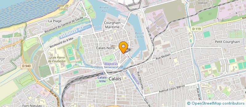 localisation de l'entreprise ANALYSE DU BATIMENT ET EXPERTISE  CALAIS