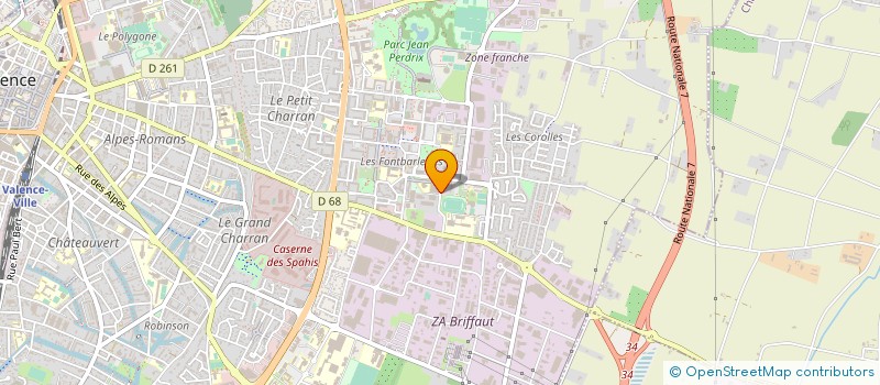 localisation de l'entreprise ANALYSE ET COMMUNICATION CONSEIL  VALENCE