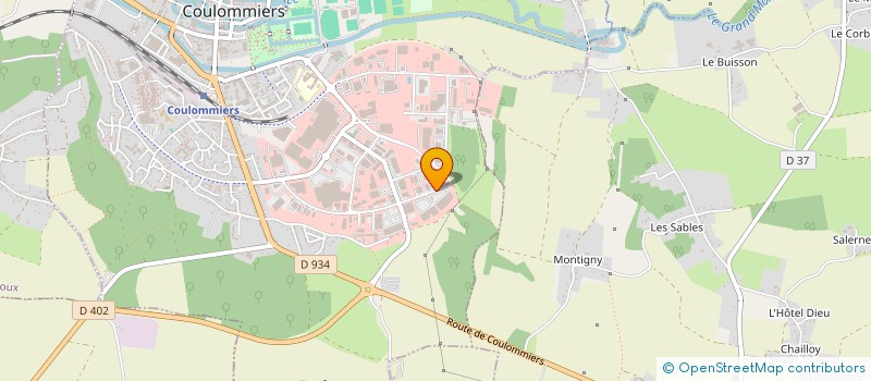 localisation de l'entreprise ANALYSE FRANCE PATRIMOINE 78 à COULOMMIERS