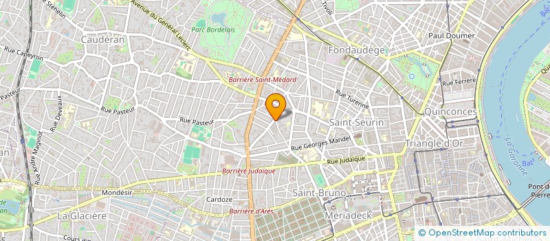 localisation de l'entreprise ANALYSE GESTION FINANCIERE ASSISTANCE à BORDEAUX