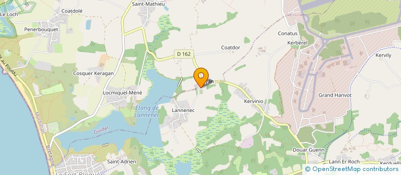 localisation de l'entreprise ANALYSE INFORMATIQUE  PLOEMEUR