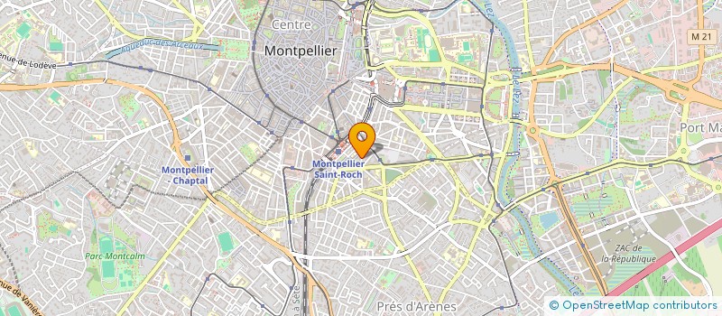 localisation de l'entreprise ANALYSE PROJETS TRAV INFORMAT EDUDIANTS à MONTPELLIER
