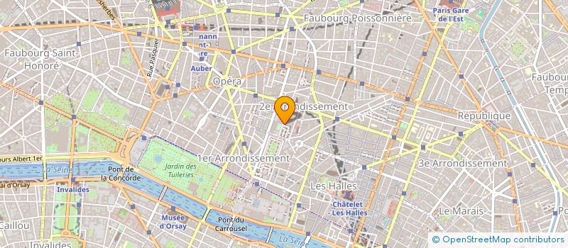 localisation de l'entreprise ANALYSE RECH FINANC COLLEC LOC à PARIS