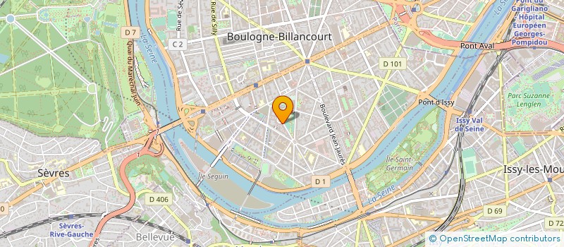 localisation de l'entreprise ANALYSE SEARCH DEVELOPMENT PHARMA à BOULOGNE-BILLANCOURT