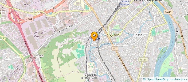 localisation de l'entreprise ANALYSE SOLUTION METROLOGIE à CORBEIL-ESSONNES