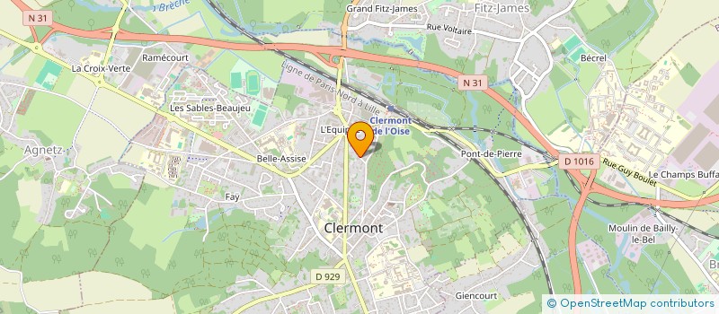 localisation de l'entreprise ANALYSES CONSEILS EXPERTISES FINANCIERES à CLERMONT