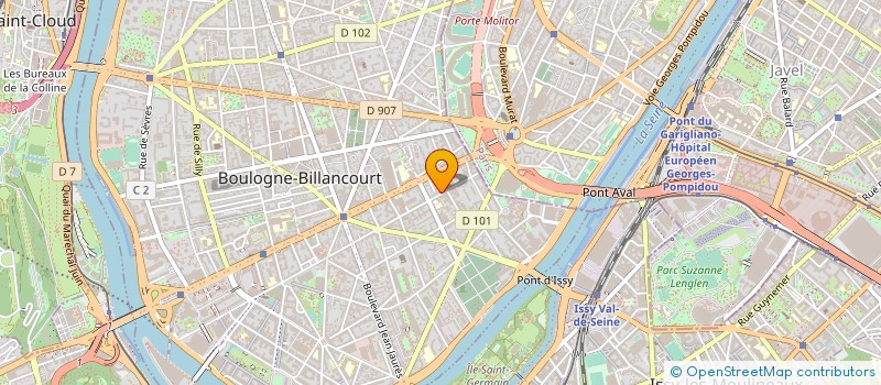 localisation de l'entreprise ANALYSES DIAGNOSTICS SERVICES à BOULOGNE-BILLANCOURT