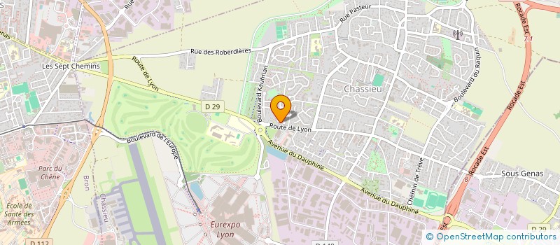 localisation de l'entreprise ANALYTICS SOLUTIONS S.A.S.  CHASSIEU